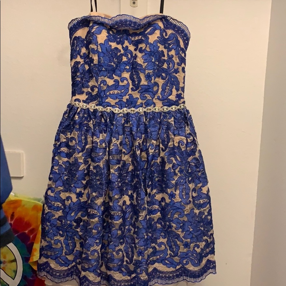 Blue Lace Dress